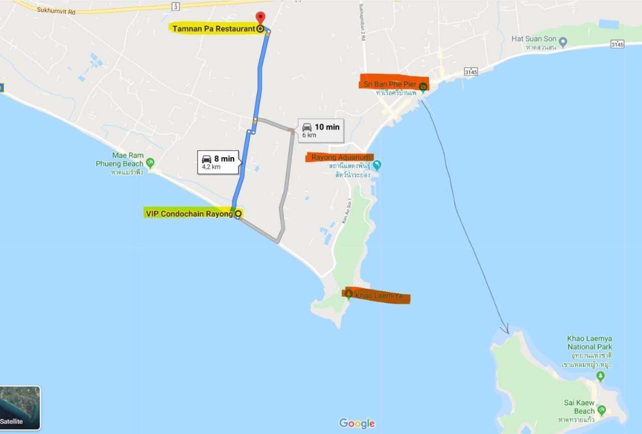 Panorama Sea View Room 245, V.I.P Condo Chain Rayong Ban Phe Buitenkant foto